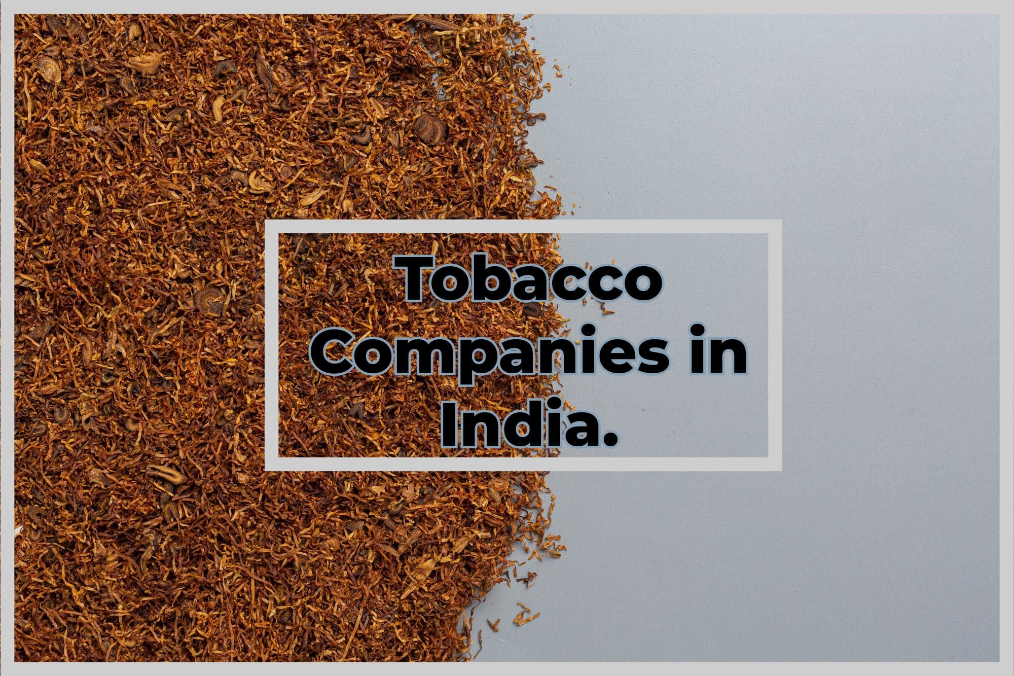 Tobacco Companies in India
